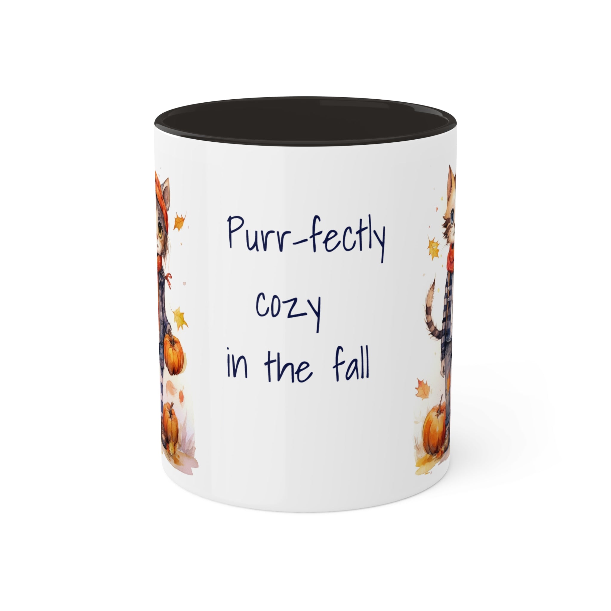 Kurt & Callie Cozy Fall Kitties Mug