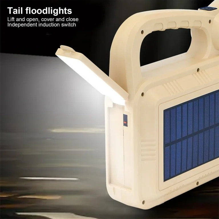 Solar Portable Camping Lamp. Flashlight LED Torch. Light Source Lamp. Solar Power bank charging Torch. Supply Three Light Sources. Multiple Lighting Modes