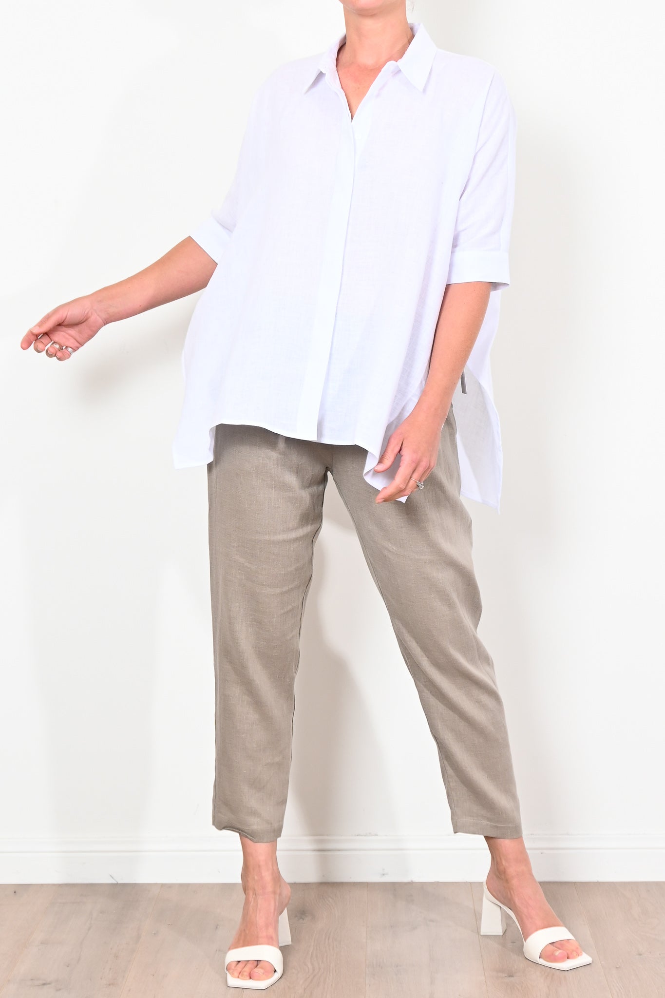 Mela Purdie Chisel Panama Shirt Linen