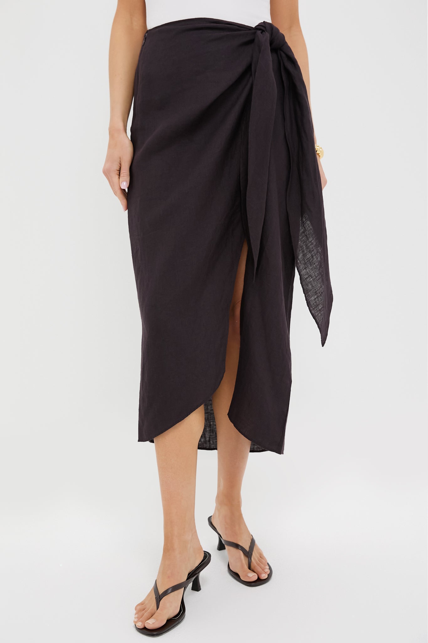 Deep Espresso Lexi Sarong Skirt