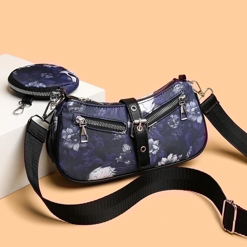 Halloween Women's Medium Skull Streetwear Pillow Shape Zipper Bag Sets Crossbody Bag