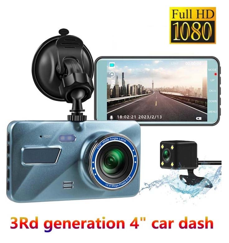 🚗2023 3rd generation dash cam (View angle and LED lights)