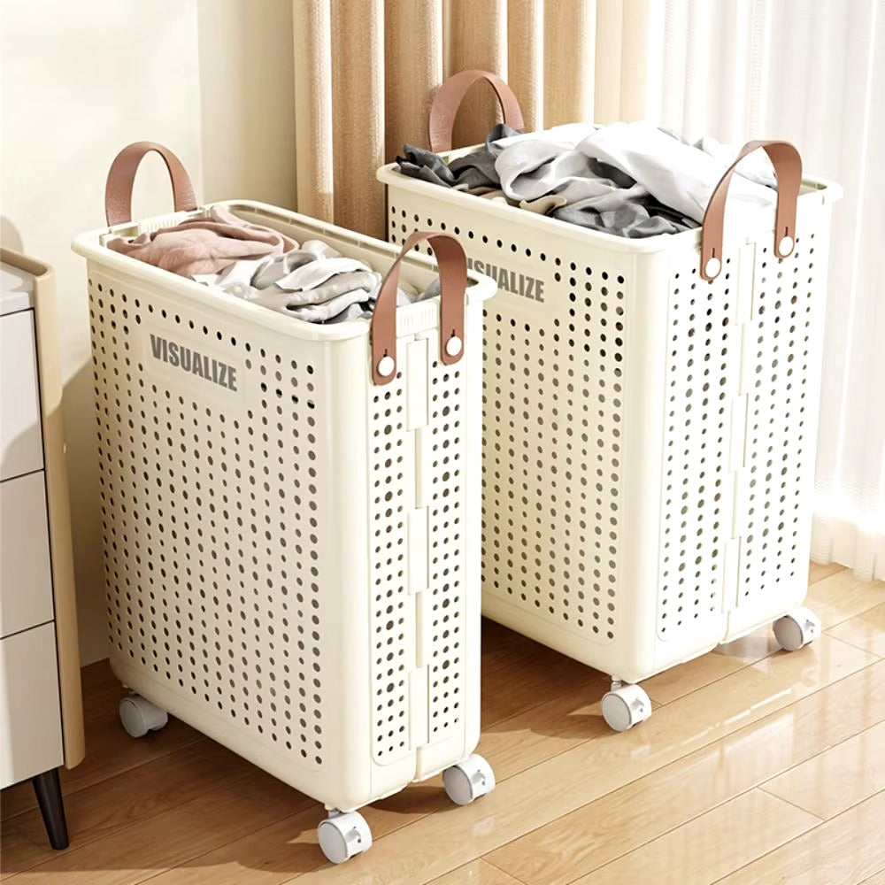 LUXORMOVE MOVEABLE FOLDING LAUNDRY BASKET