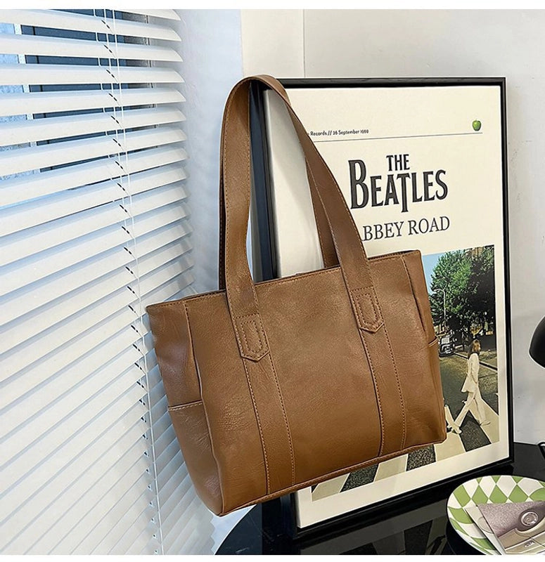 Tote Bag Women's Autumn And Winter New Fashion Women's Handbag Large Capacity Commuter Printed Student Shoulder Bag