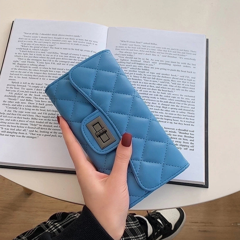 Fashion Medium Long Ladies Wallet New Fashion Large-capacity Two-fold Wallet