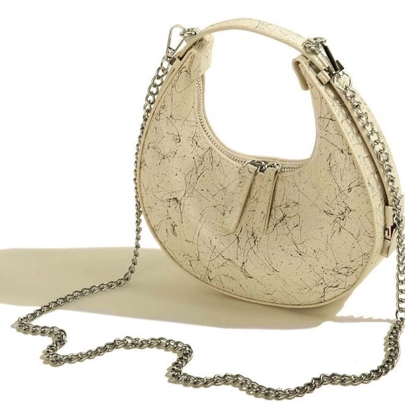 Women's Small All Seasons Pu Leather Elegant Classic Style Shoulder Bag