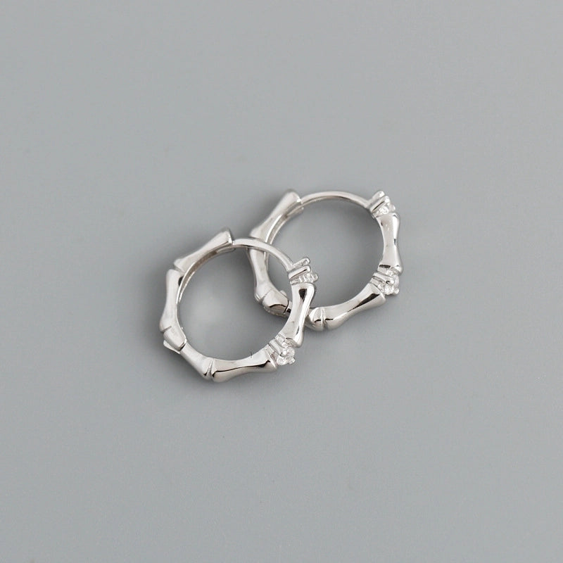 2 Pieces Minimalist Geometric Copper Plating Ear Studs 1 Pair