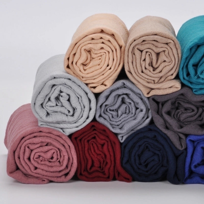 Women's Ethnic Style Solid Color Polyester Scarf