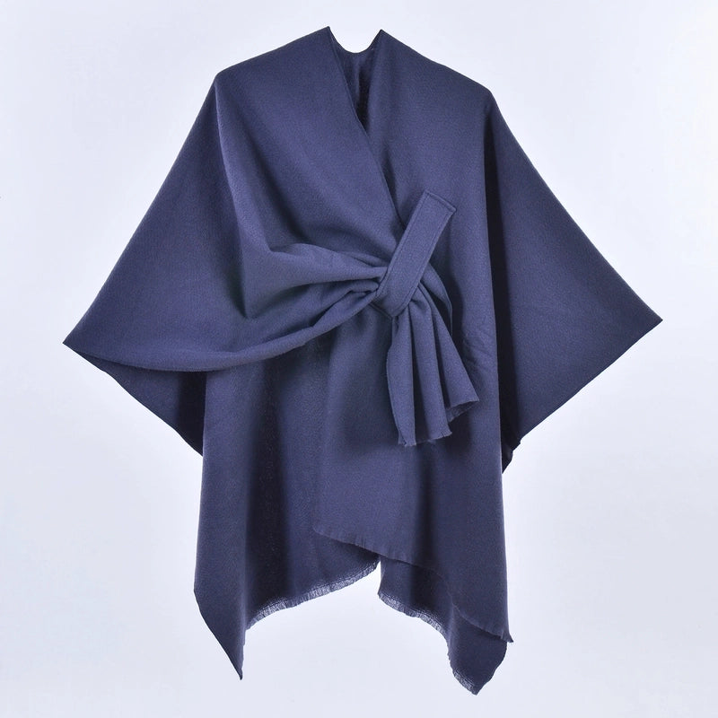 Women's Casual Color Block Imitation Cashmere Shawl