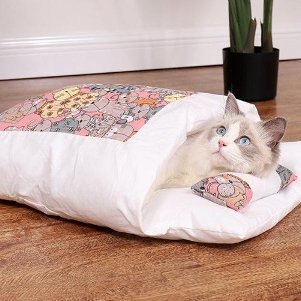 (🎁NEW ARRIVAL- 49% OFF)Movable Winter Warm Cat House Small Pet Bed