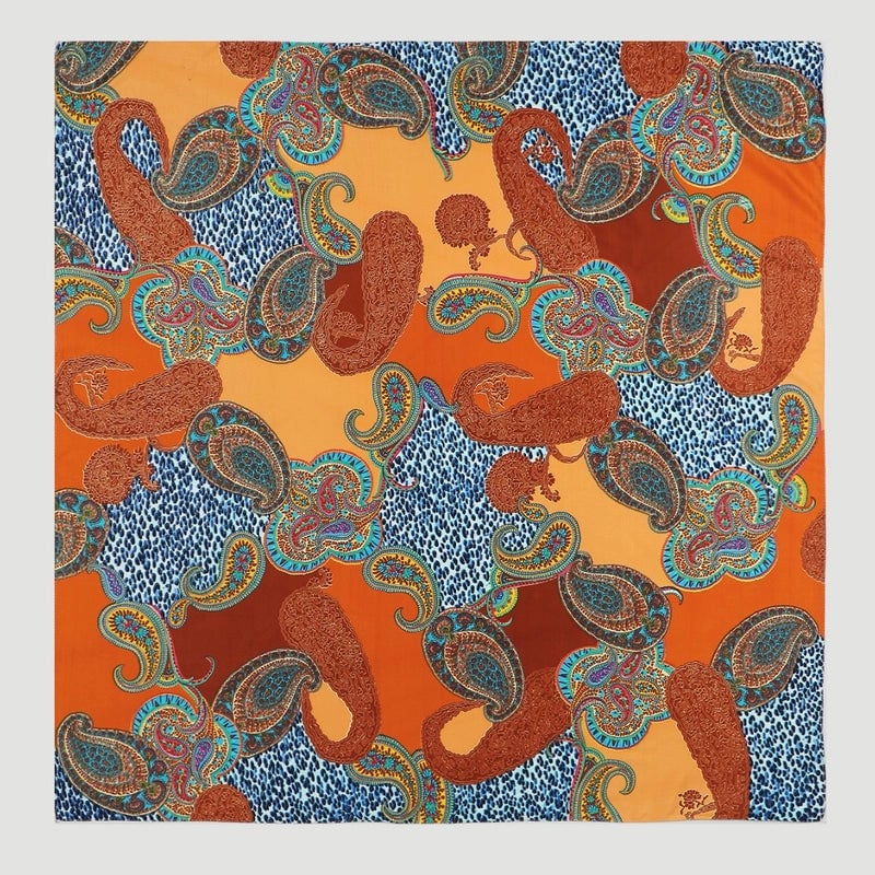 Women's Vintage Style Classic Style Rainbow Moonlight Silk Silk Scarf