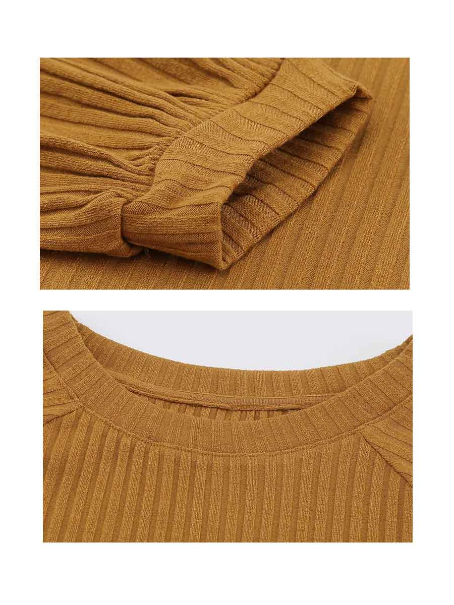 Knitted Long Sleeve Dress