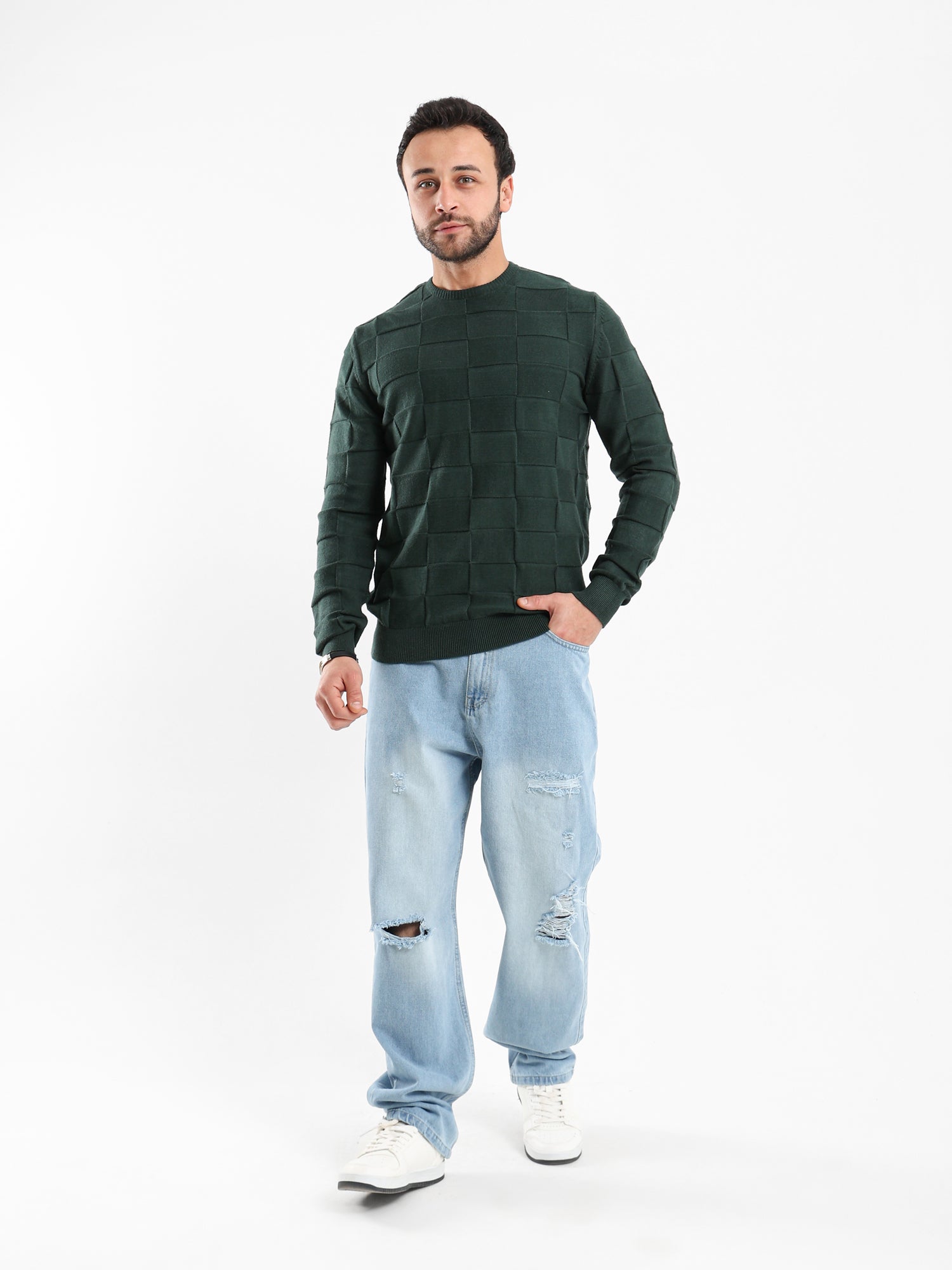 Crew Neck Sweater Long Sleeve
