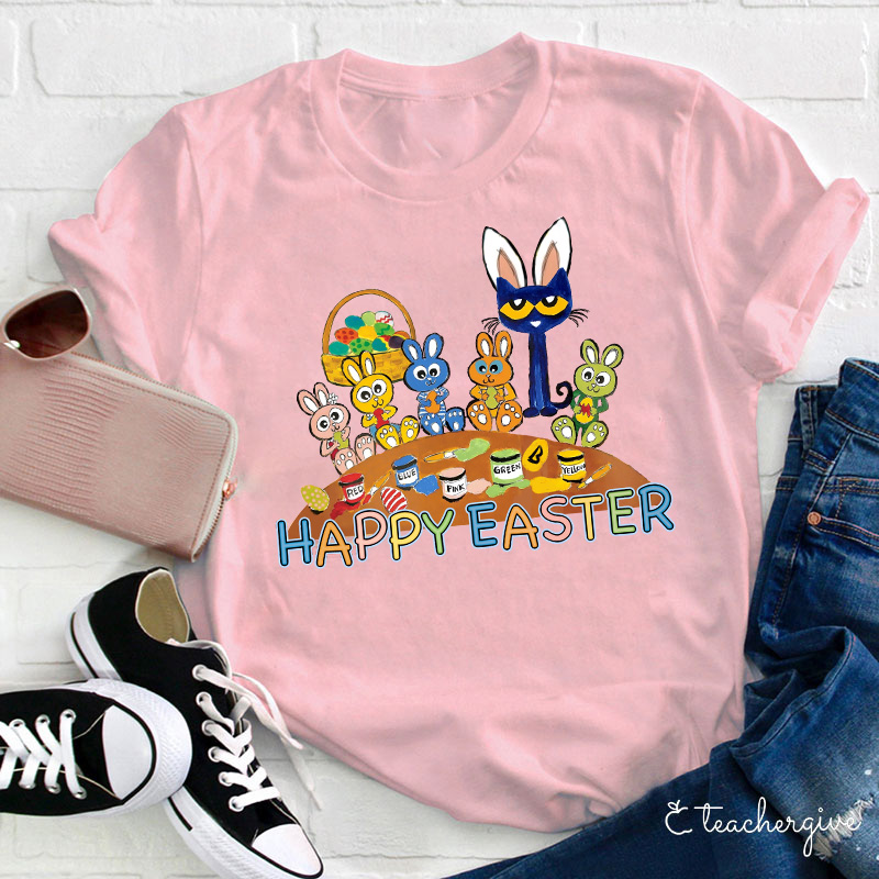 We Wish You A Happy Easter Teacher T-Shirt