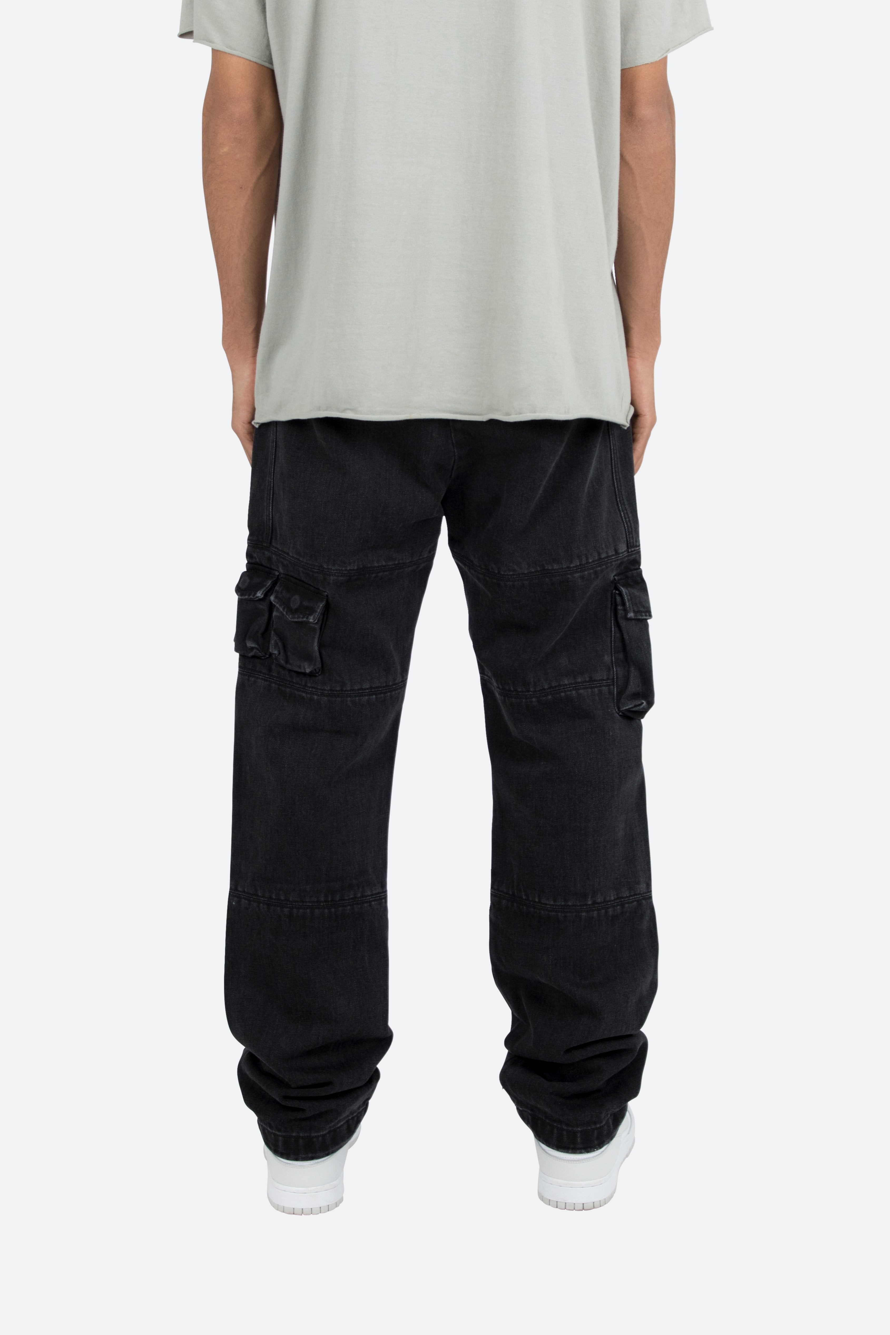 V244 Cargo II Baggy Denim - Vintage Black