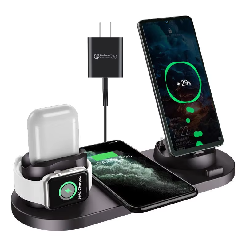 Hot Selling Best Sellers Best Selling Products Fast 3 IWatch Phone 6 in 1 Wireless Charger