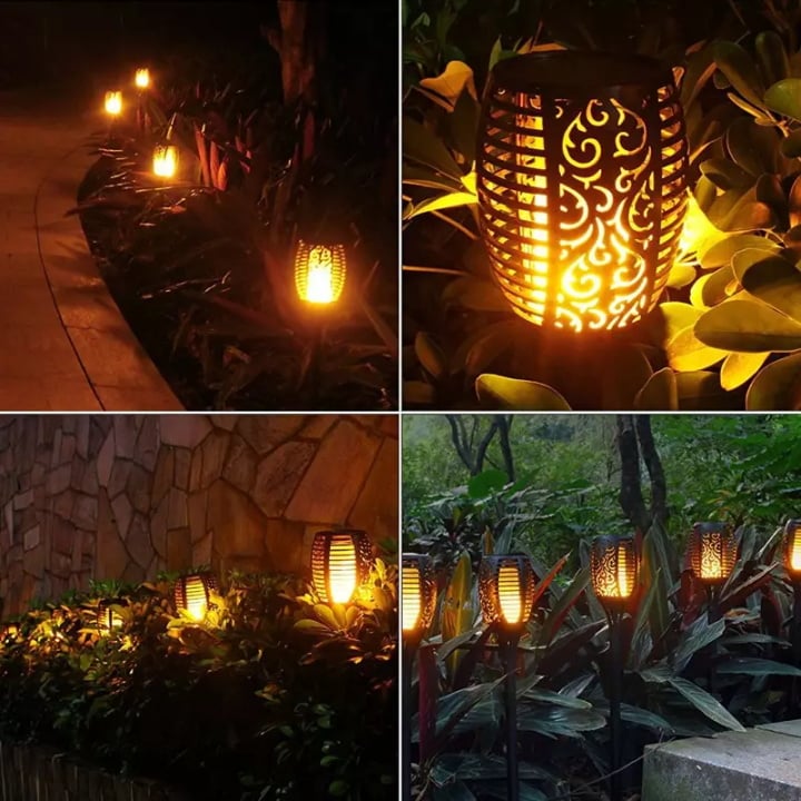 🔥Christmas Sale 60%Off- Solar LED Flame Lights Outdoors