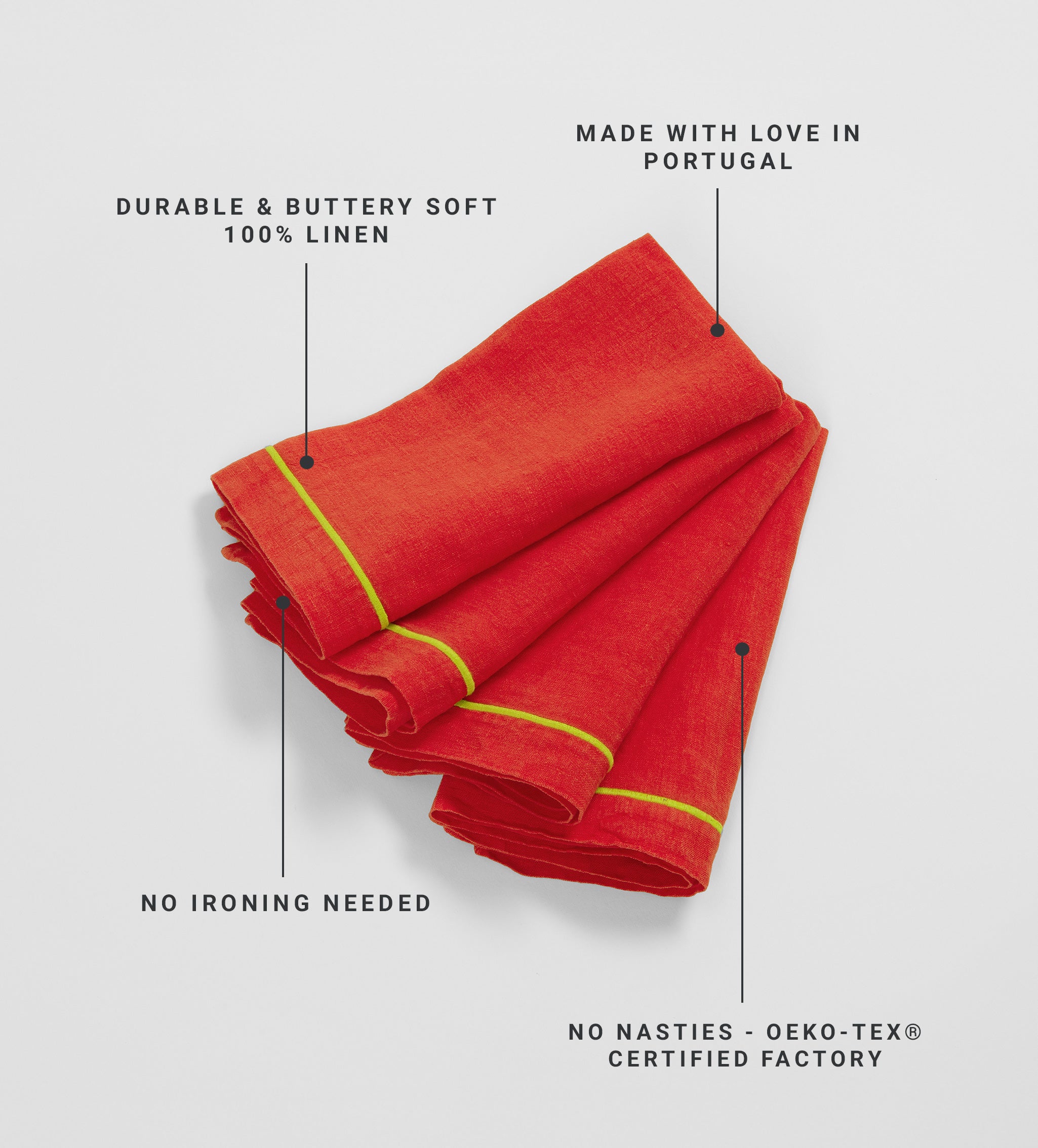 100% Linen Napkins