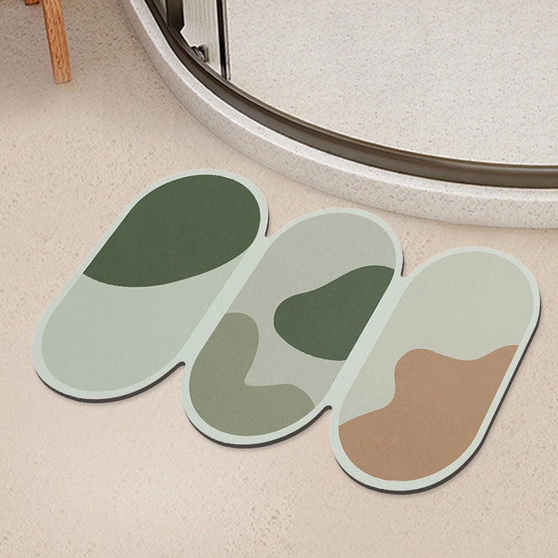 Cute Geometric Diatom Ooze Carpet Bathing