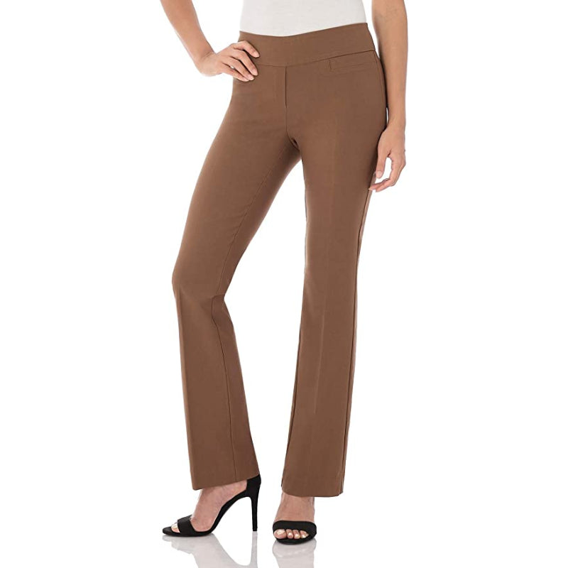 Women's Comfort Bootcut Pant With Pressed Leg Crease