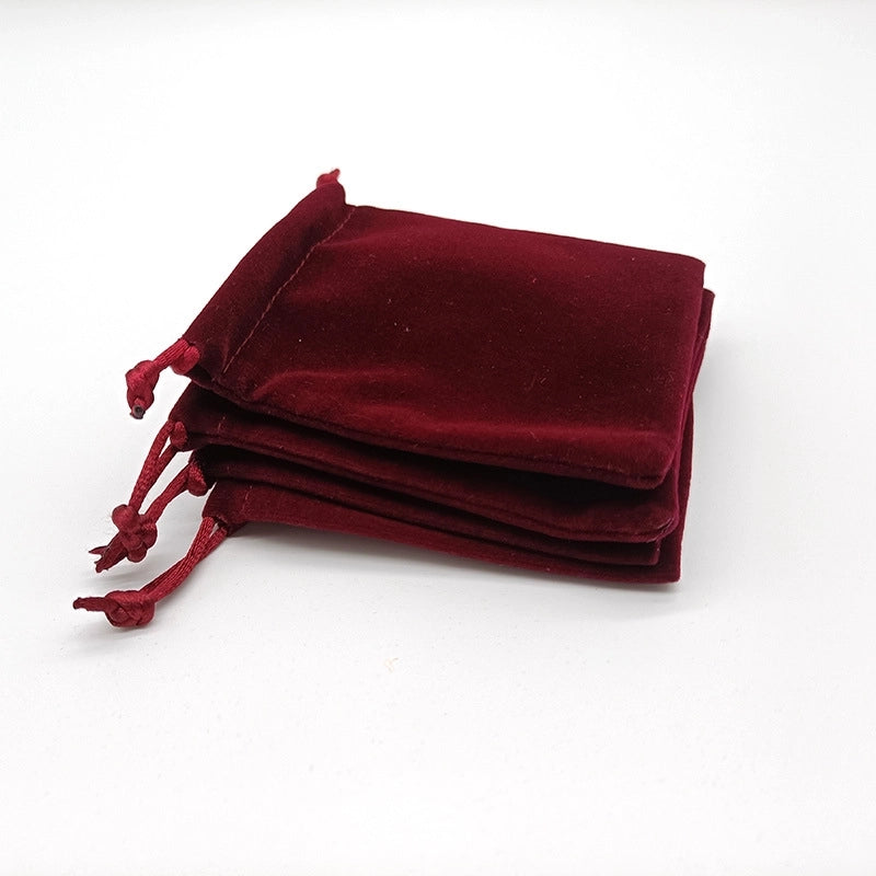 100 Pieces Factory Flannel Jewelry Packaging Bag Buddha Beads Jewelry Play Bag Brocade Bag Gift Bag Drawstring Bag