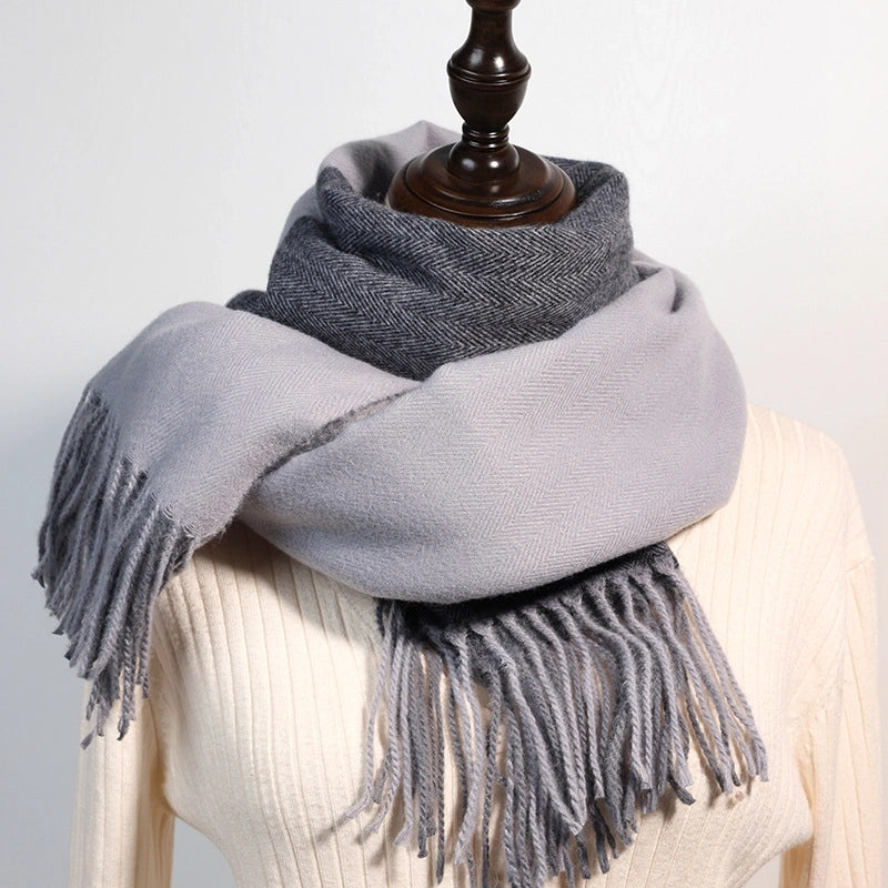 Women's Elegant Streetwear Tassel Polyester Tassel Scarf