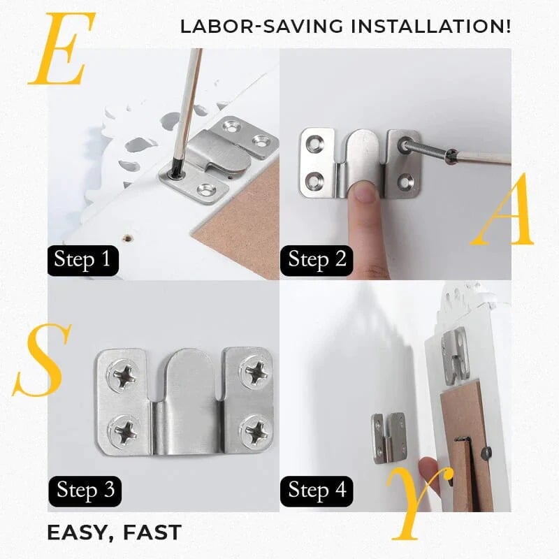 (🎉2023 New Year Promotion - Save 49%)Stainless Steel Interlock Hanging Buckle🔥BUY 4 GET 2 FREE(6 PAIR)