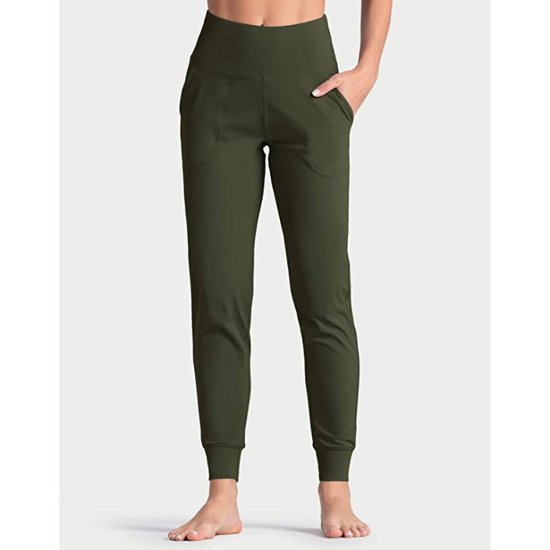 Joggers For Women High Waist Active Sweatpants Lightweight Tapered Lounge Yoga Athletic Pants With Pockets
