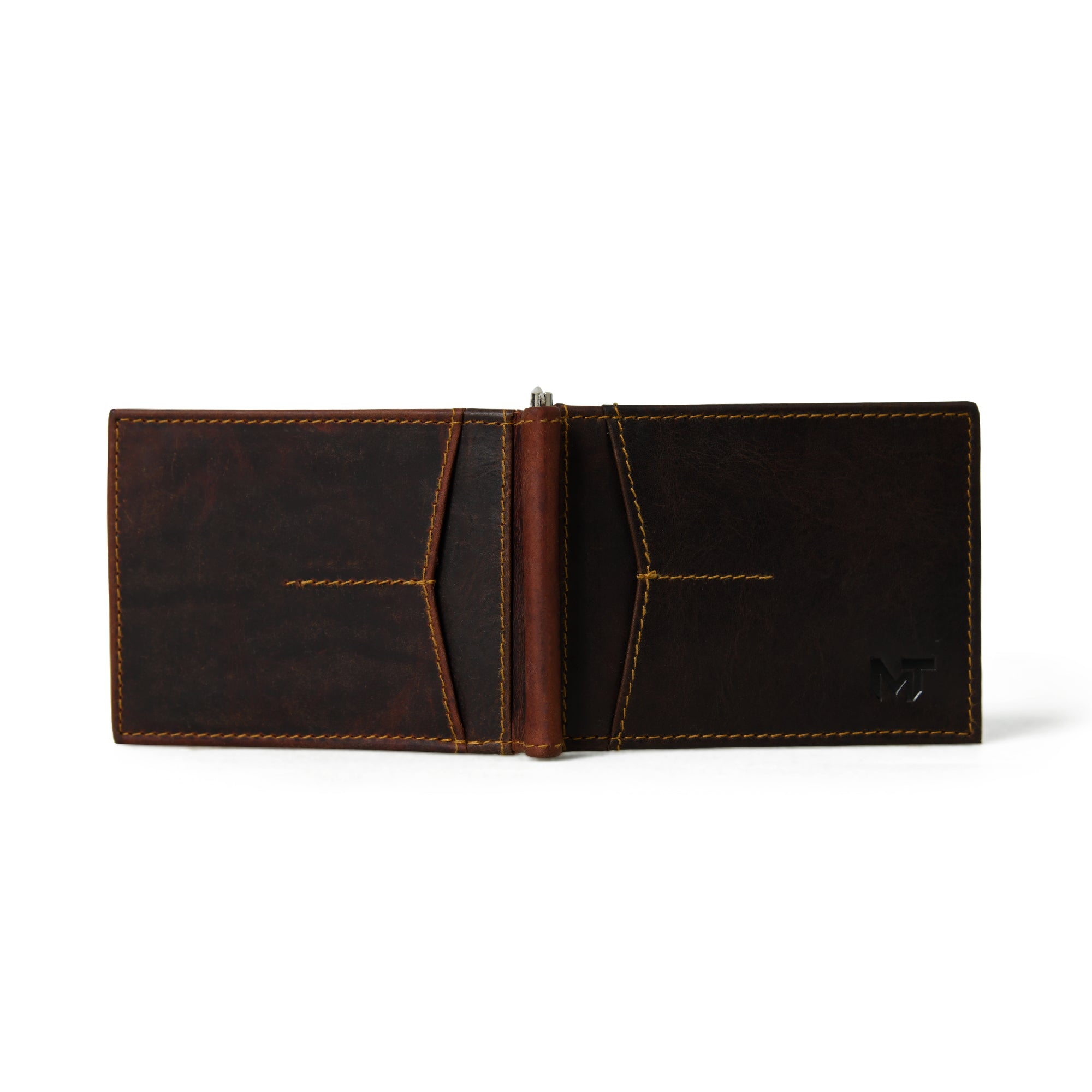 Money Clipper- Walnut Brown