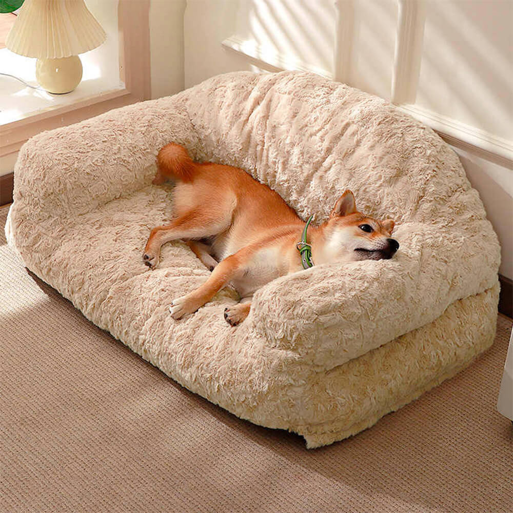 Cozy Full Support Warm Removable Washable Dog & Cat Sofa Bed