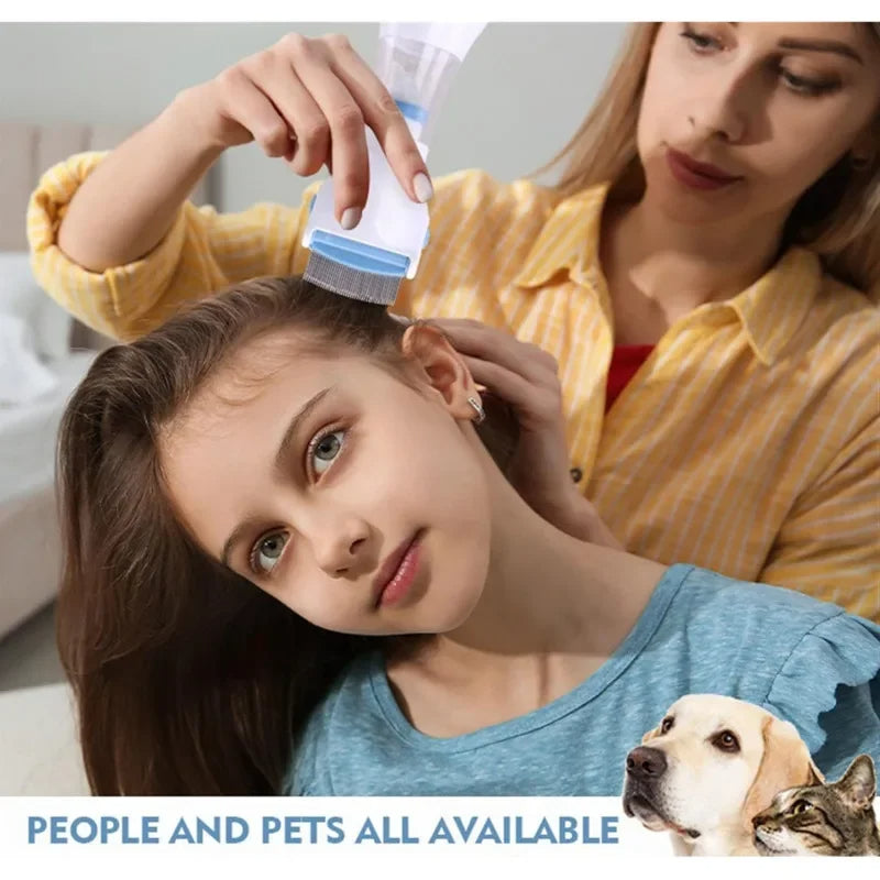 Electric Anti Lice Comb 3 in 1 Multifunctional Flea Removal Killer.