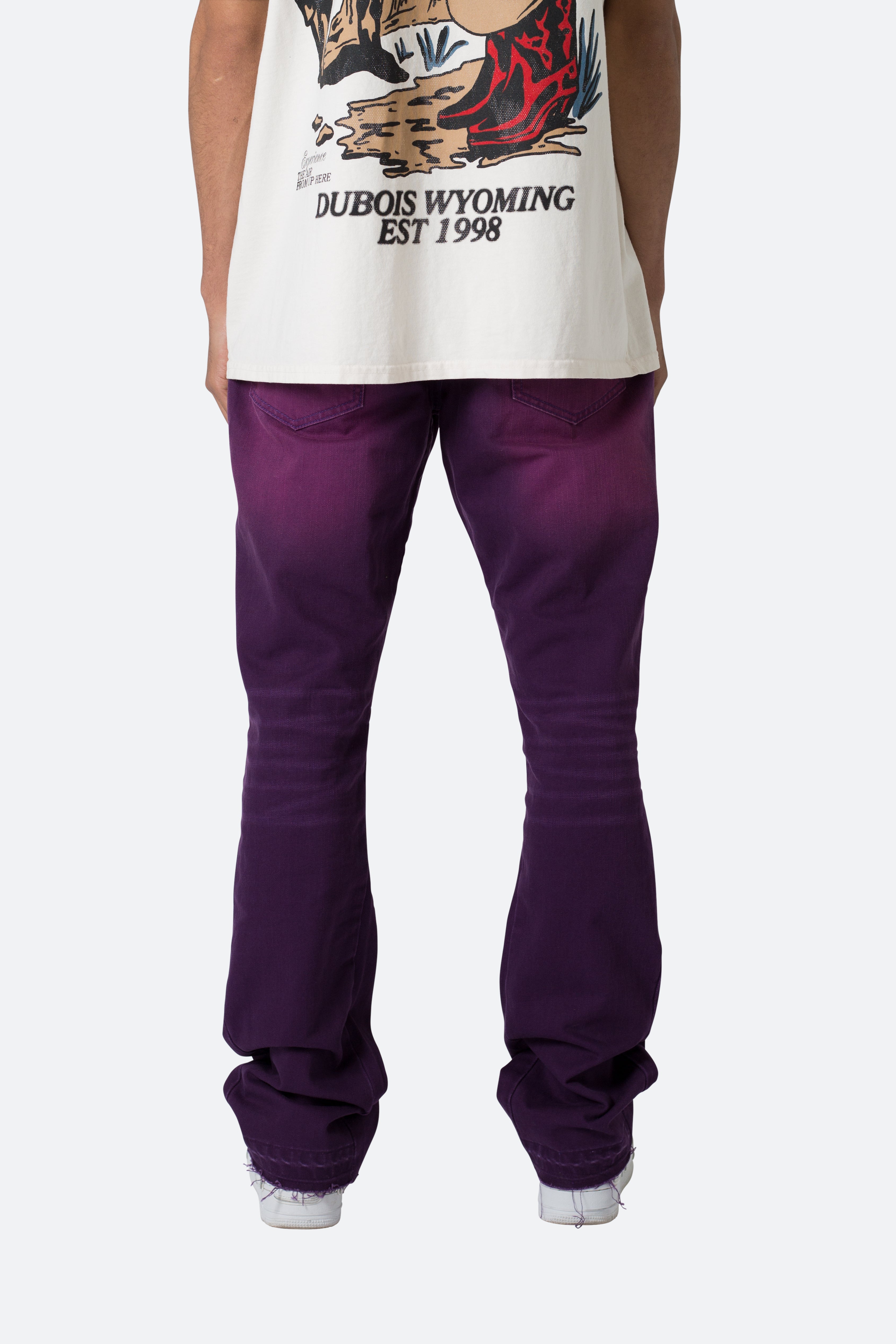 B512 Flare Denim - Purple