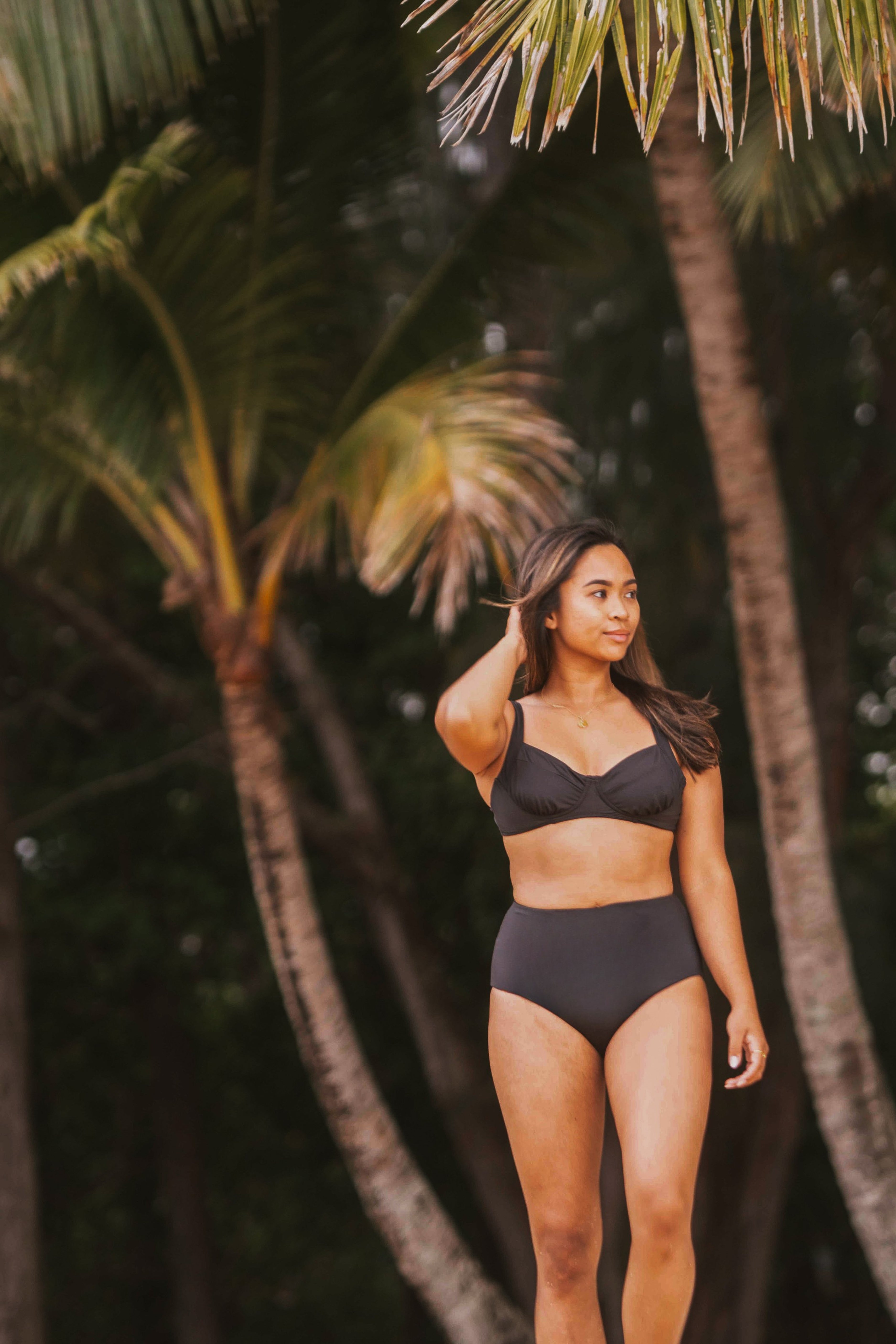 Soft Underwire Top in Black