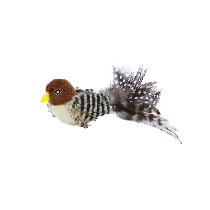 Cat Toys Dazzling Prey Series Sound Toys Touch Induction Cricket Bird Hedgehog Parrot