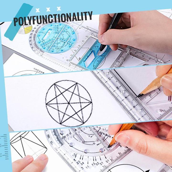 Multifunctional Geometric Rulers🔥 Buy 2 Get 1 Free (3 Pcs)