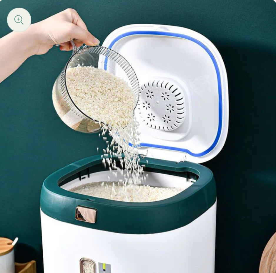 LARGE CAPACITY RICE CONTAINER 10KG DISPENSER