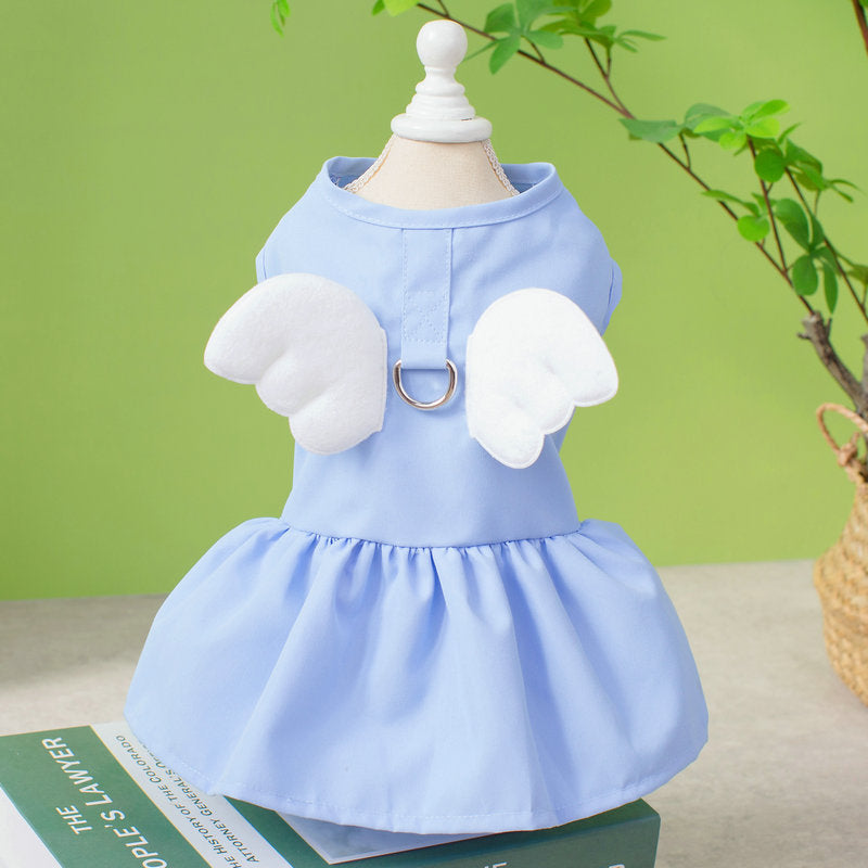 Wing Decor Dog Harness Dress