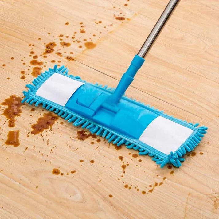 Microfibre Flat Mop With Long Handle
