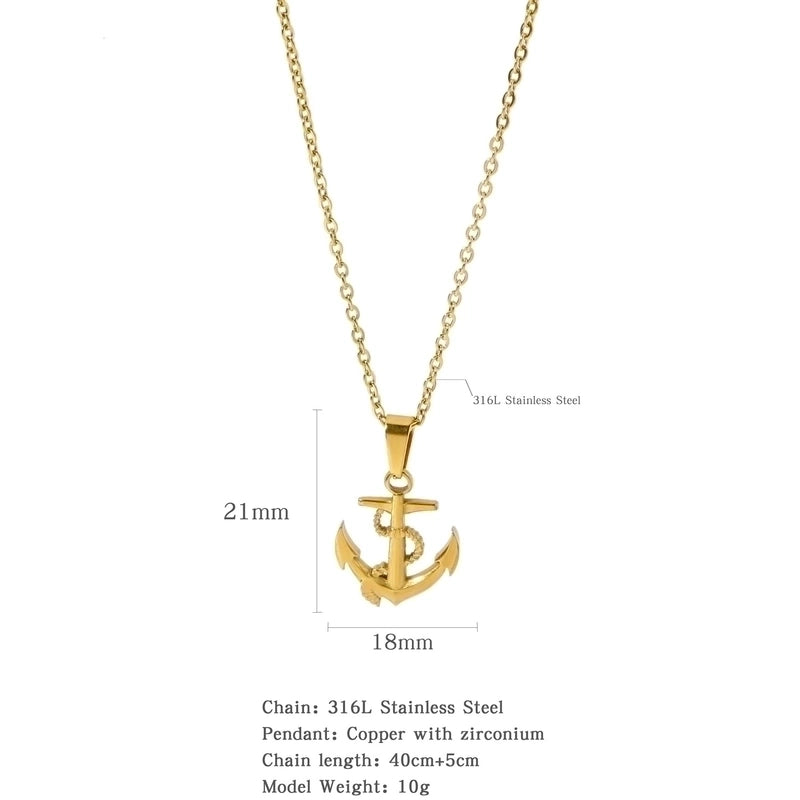 316L Stainless Steel  Copper Gold Plated Minimalist Classic Style Plating Constellation Pendant Necklace