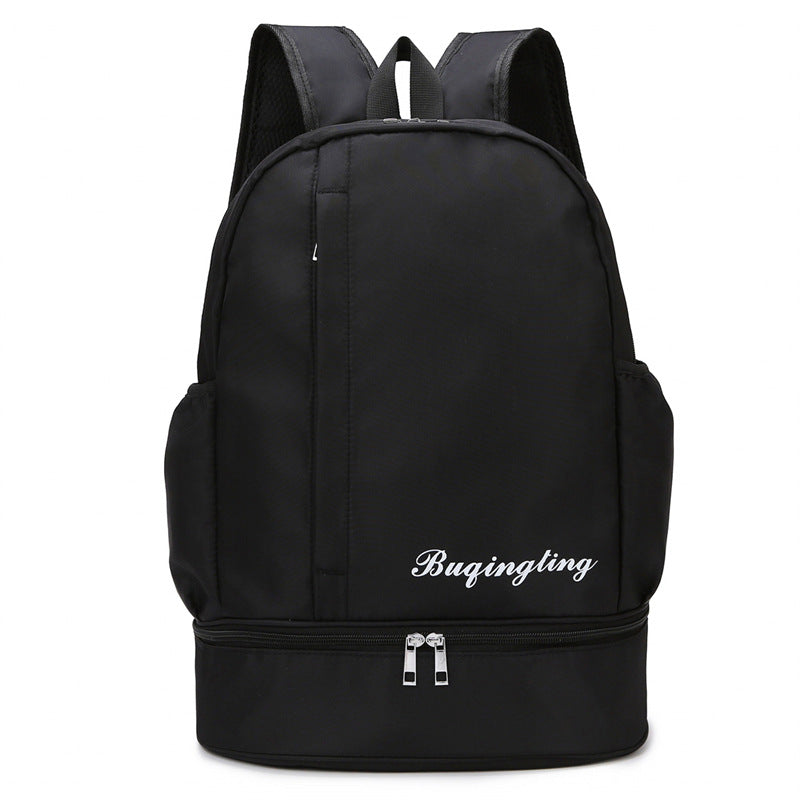 Large Capacity Oxford Cloth Swimming Backpack with Shoe Compartment