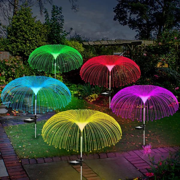 🎄Solar Garden Changing Jellyfish Lights