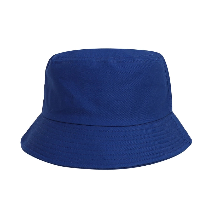 Unisex Minimalist Classic Style Solid Color Curved Eaves Bucket Hat