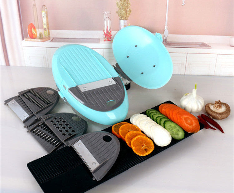 MULTIFUNCTIONAL EGG-SHAPED VEGETABLE SLICER & SHREDDER SMART KITCHEN TOOL
