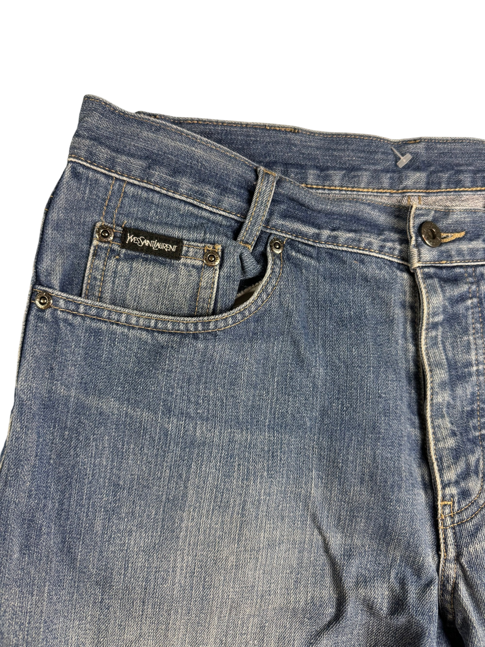 Yves Saint Laurent Medium Wash Denim Jeans