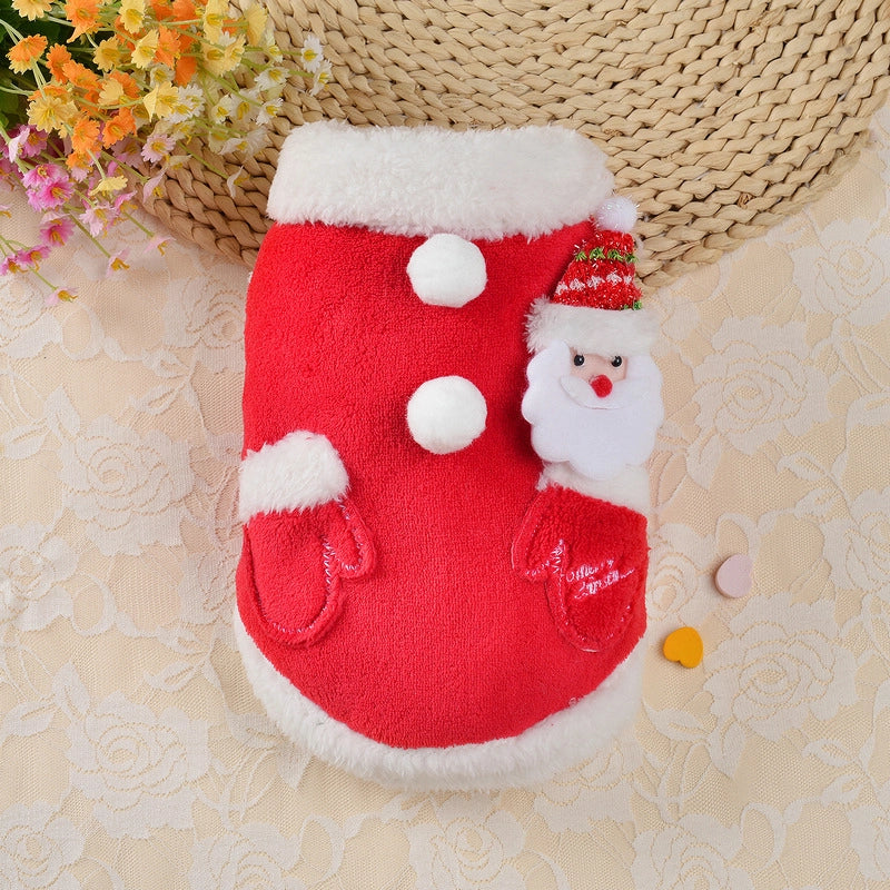 Pet Clothes Winter Clothes Festive Clothes Halloween Christmas Dog Clothes Elk Christmas Clothes Pet Clothing