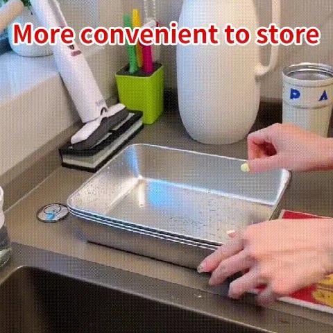 📢Buy 3 Get 2 Free- Stainless Steel Square Plate