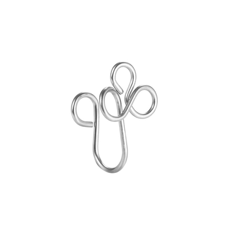 Fashion U Shape Stainless Steel Plating Nose Ring 1 Piece