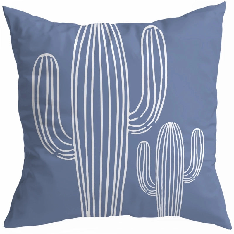 Exaggerated Modern Style Artistic Geometric Color Block Fibre Peach Skin Pillow Cases