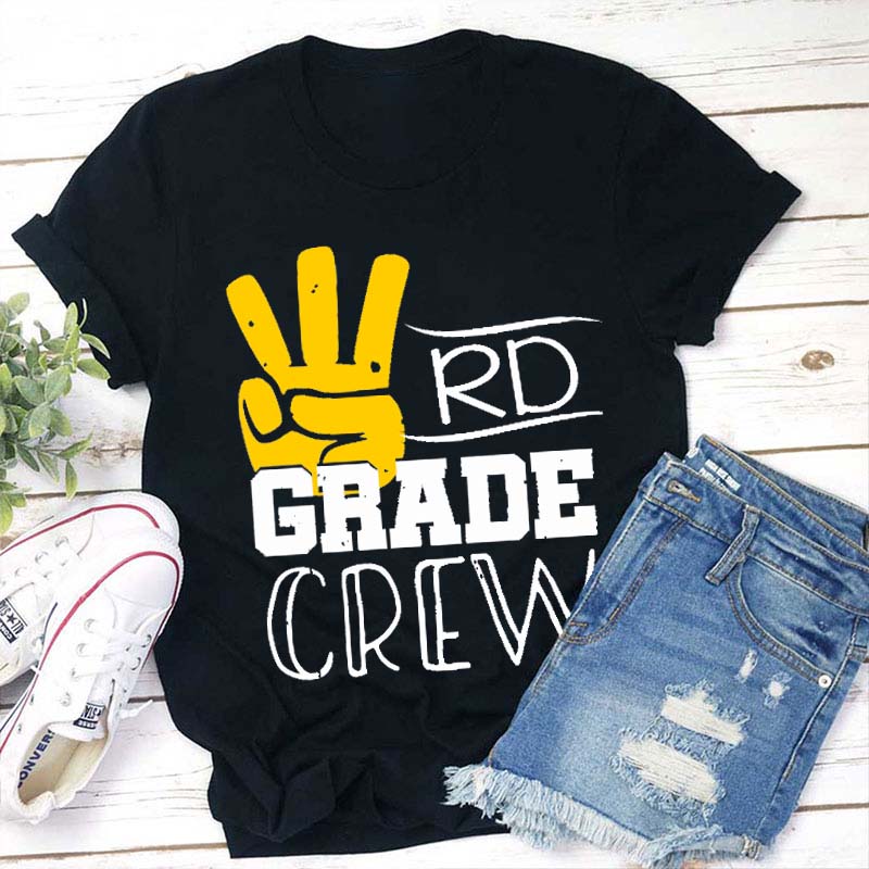 Personalized Grade Gesticulation Teacher T-Shirt