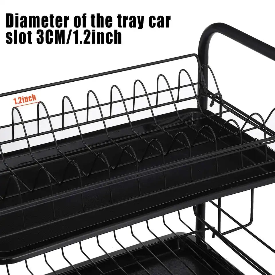 3 TIER DISH DRYING RACK